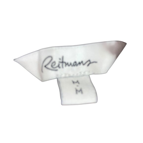 Reitmans Black Lace 3/4 sleeve Blouse size medium - Picture 2 of 14